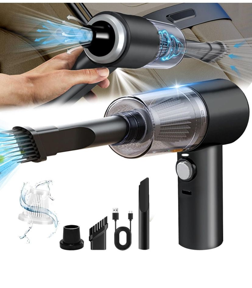 Tekg | 3-in-1 Wireless Car Vacuum Cleaner – High Power Suction, Blower & Washable Filter