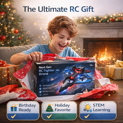 Tekg ThunderJet Pro – High-Speed RC Fighter Jet Airplane with Remote Control