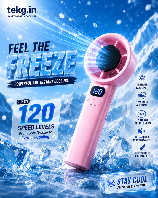 Tekg|Portable Handheld Mist Fan with LED Display