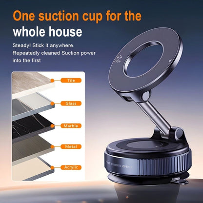 Tekg | Magnetic Car Phone Holder | 360° Rotation Dashboard Mount | Strong Grip Mobile Holder for Car & Content creation